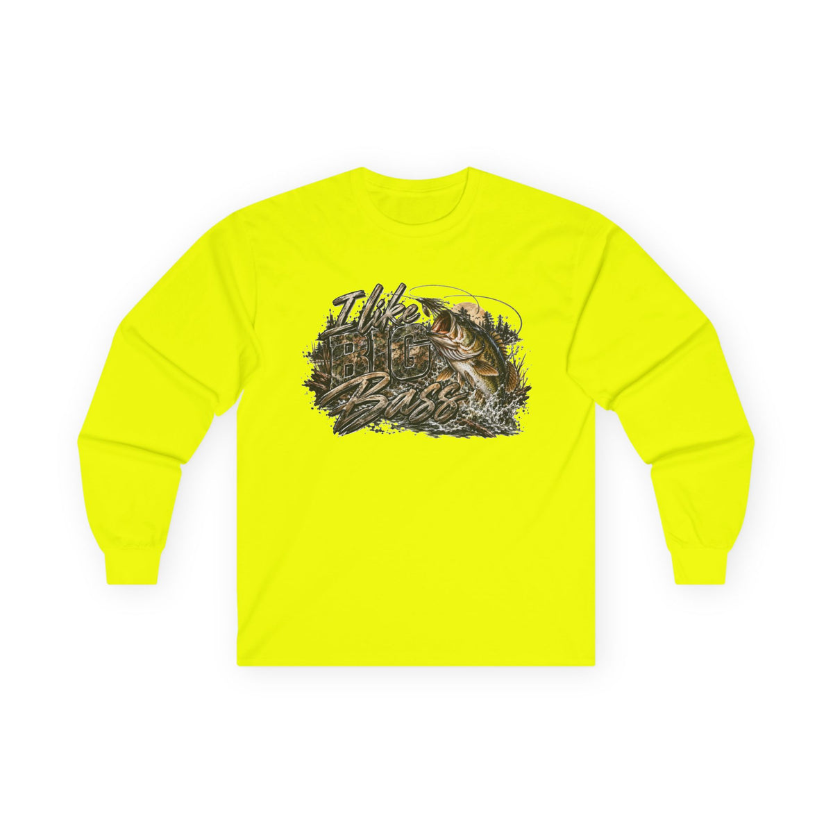 Mudline Throttle Bass Fishing Long Sleeve Tee