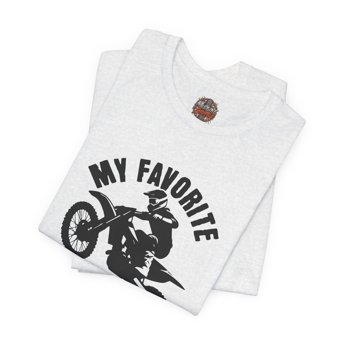 Mud Biker Tee — "My Favorite Color Is Mud" Dirt Bike T‑Shirt
