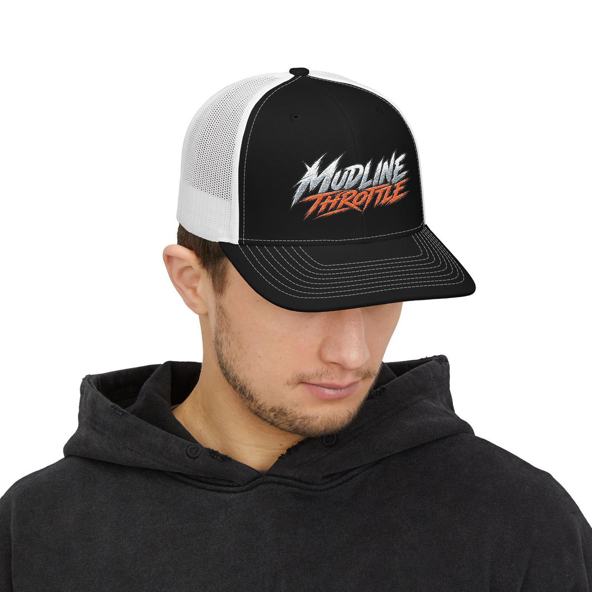 Trucker Cap — Mudline Throttle Retro Racing Snapback