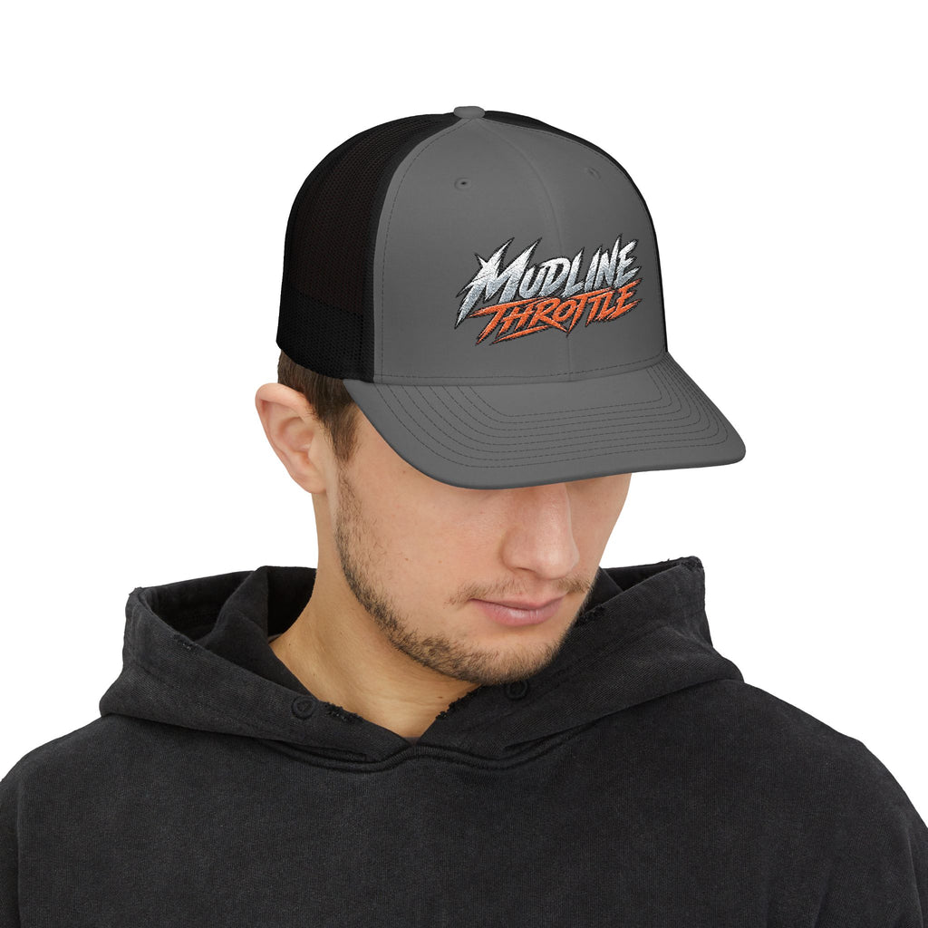 Trucker Cap — Mudline Throttle Retro Racing Snapback