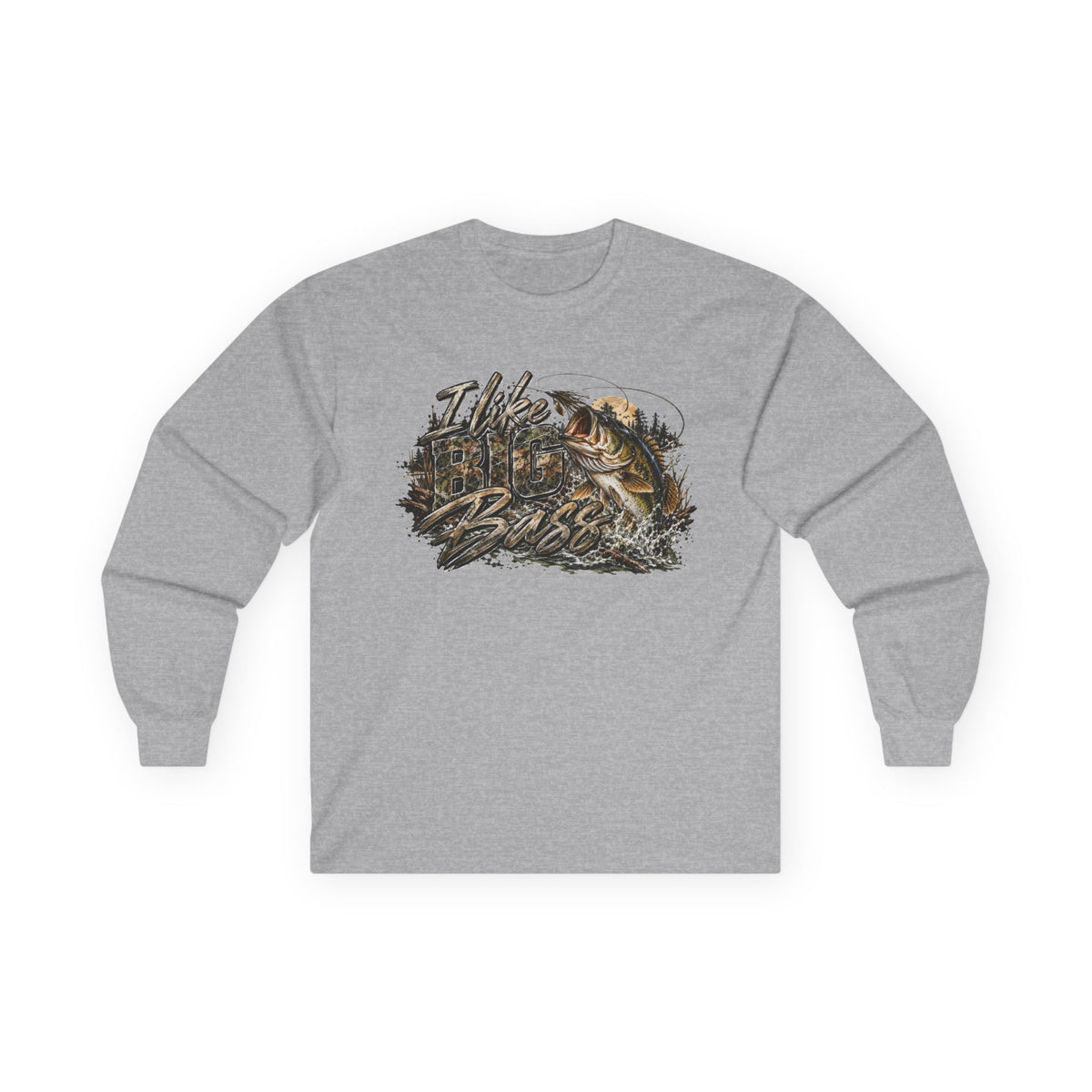 Mudline Throttle Bass Fishing Long Sleeve Tee