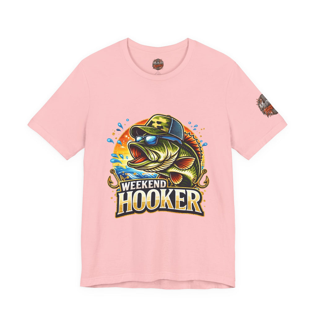 Weekend Hooker Fishing Tee — Bass Graphic Shirt