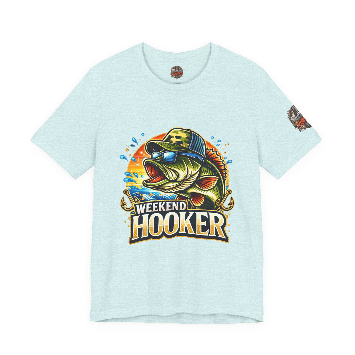 Weekend Hooker Fishing Tee — Bass Graphic Shirt