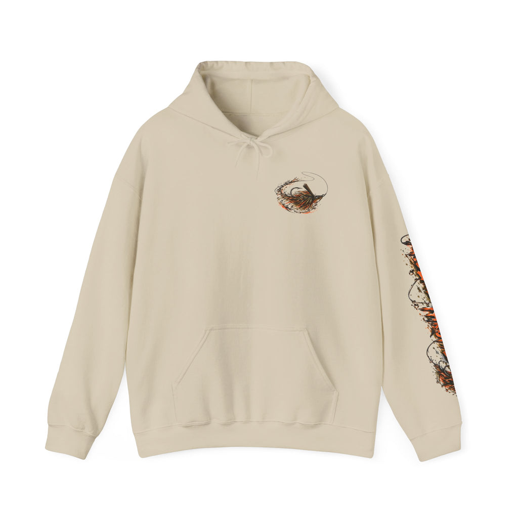 Fishing Hoodie – Largemouth Bass Sunset Graphic Hooded Sweatshirt