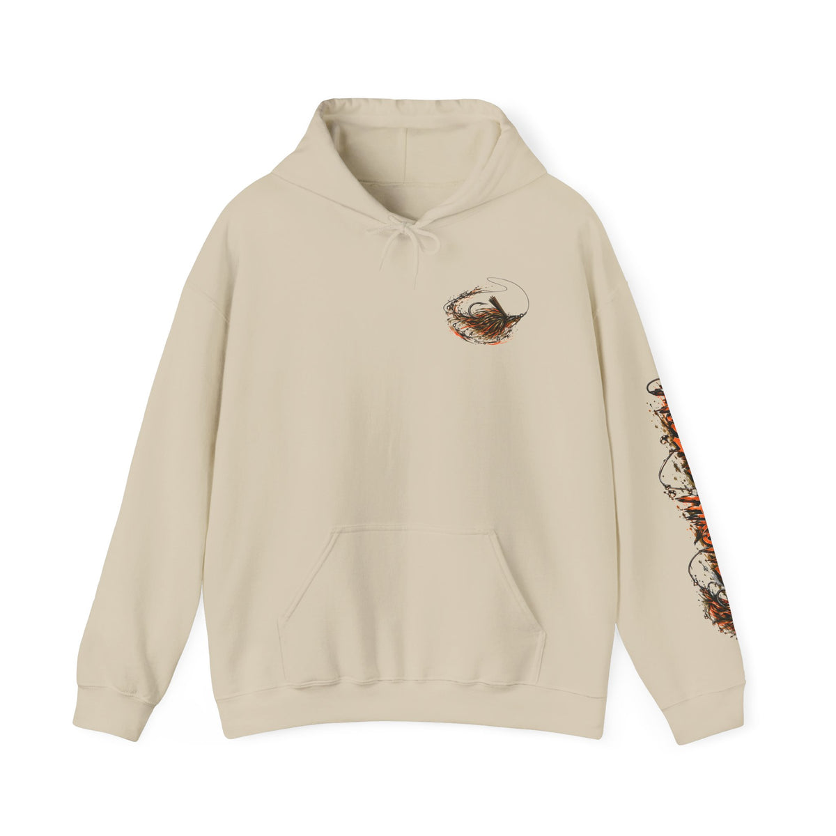 Fishing Hoodie – Largemouth Bass Sunset Graphic Hooded Sweatshirt