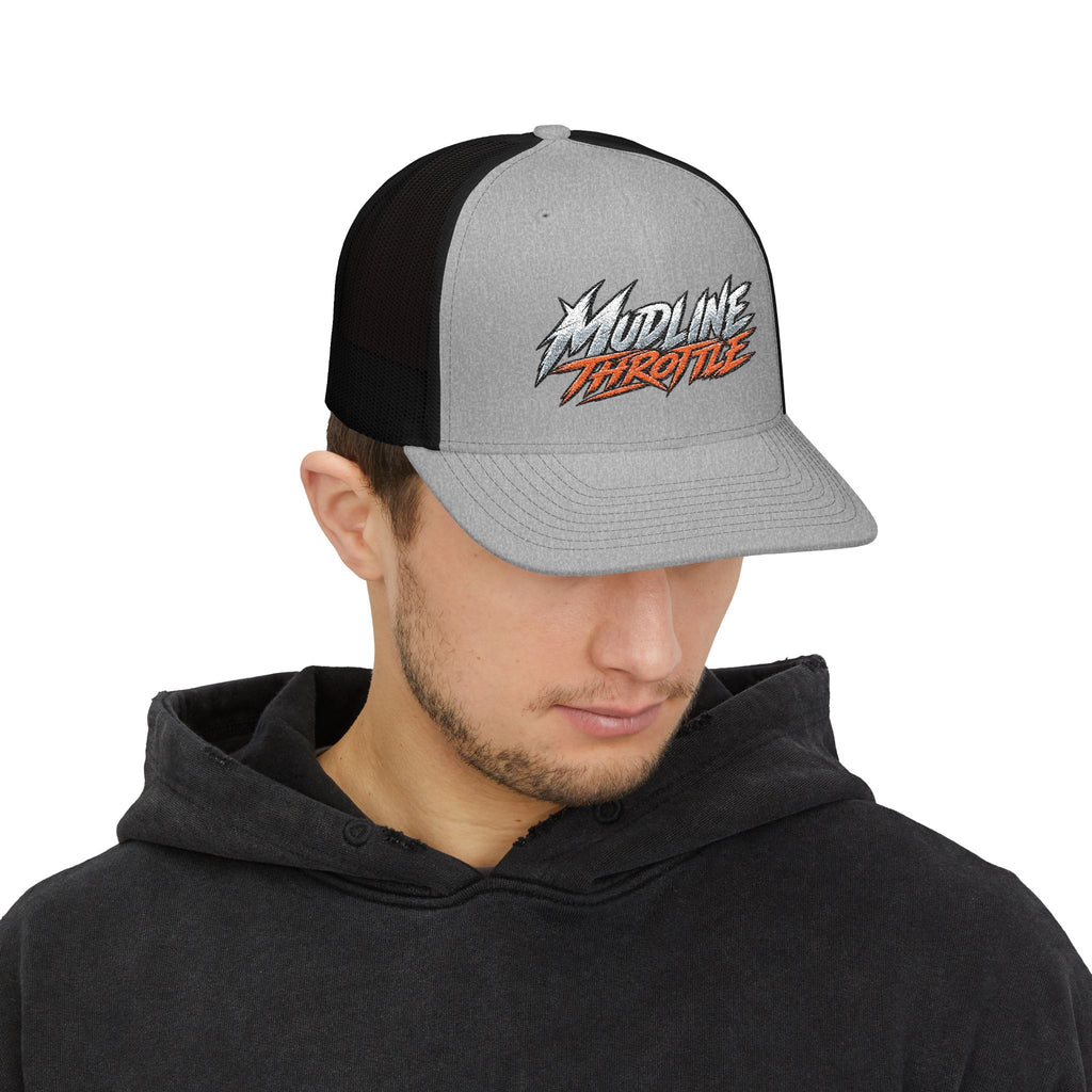 Trucker Cap — Mudline Throttle Retro Racing Snapback