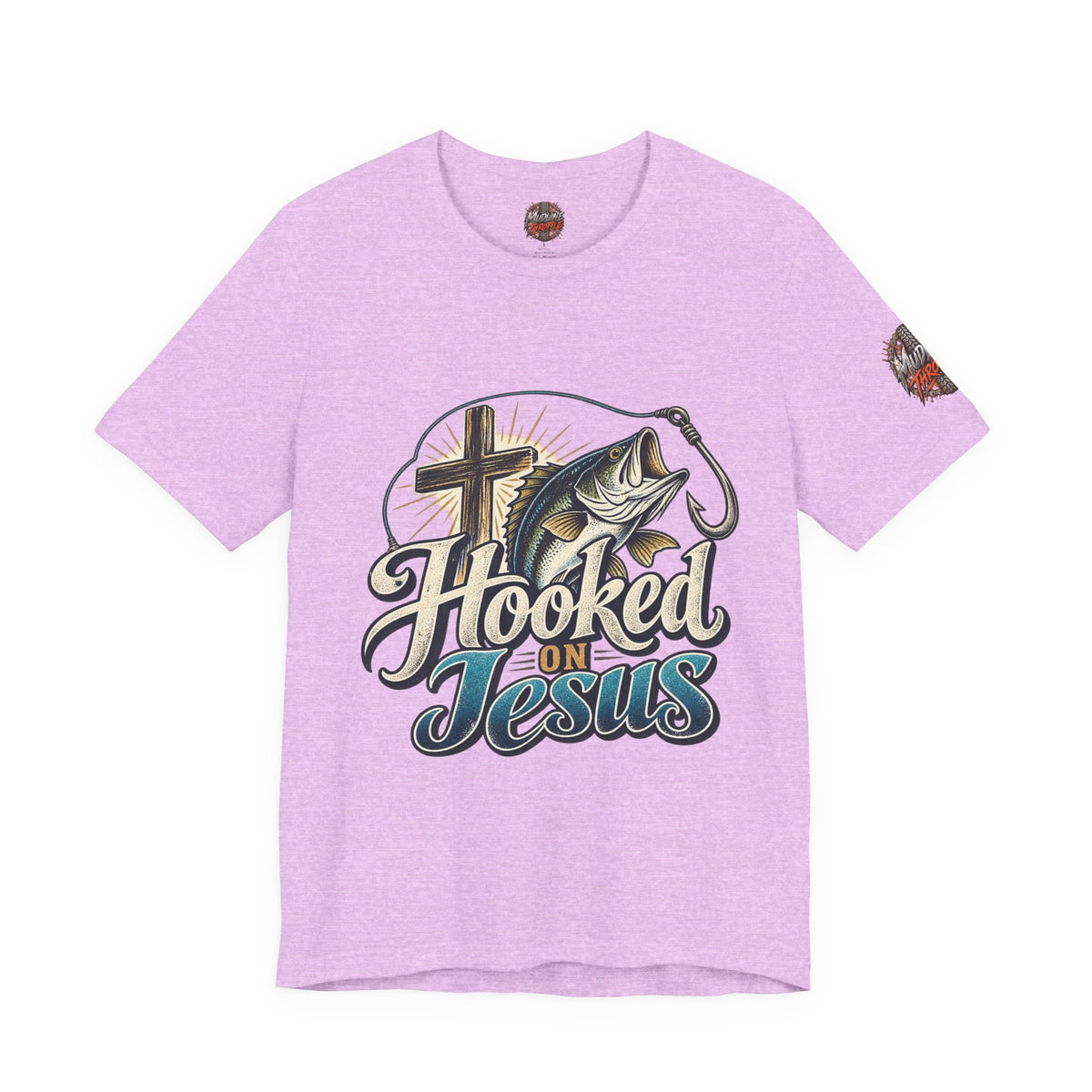 Hooked on Jesus Christian Fishing T-Shirt