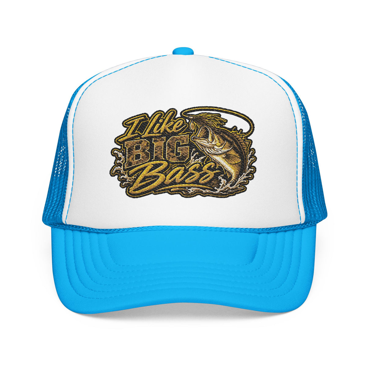 I Like Big Bass Foam Trucker Hat – Fishing Cap for Anglers