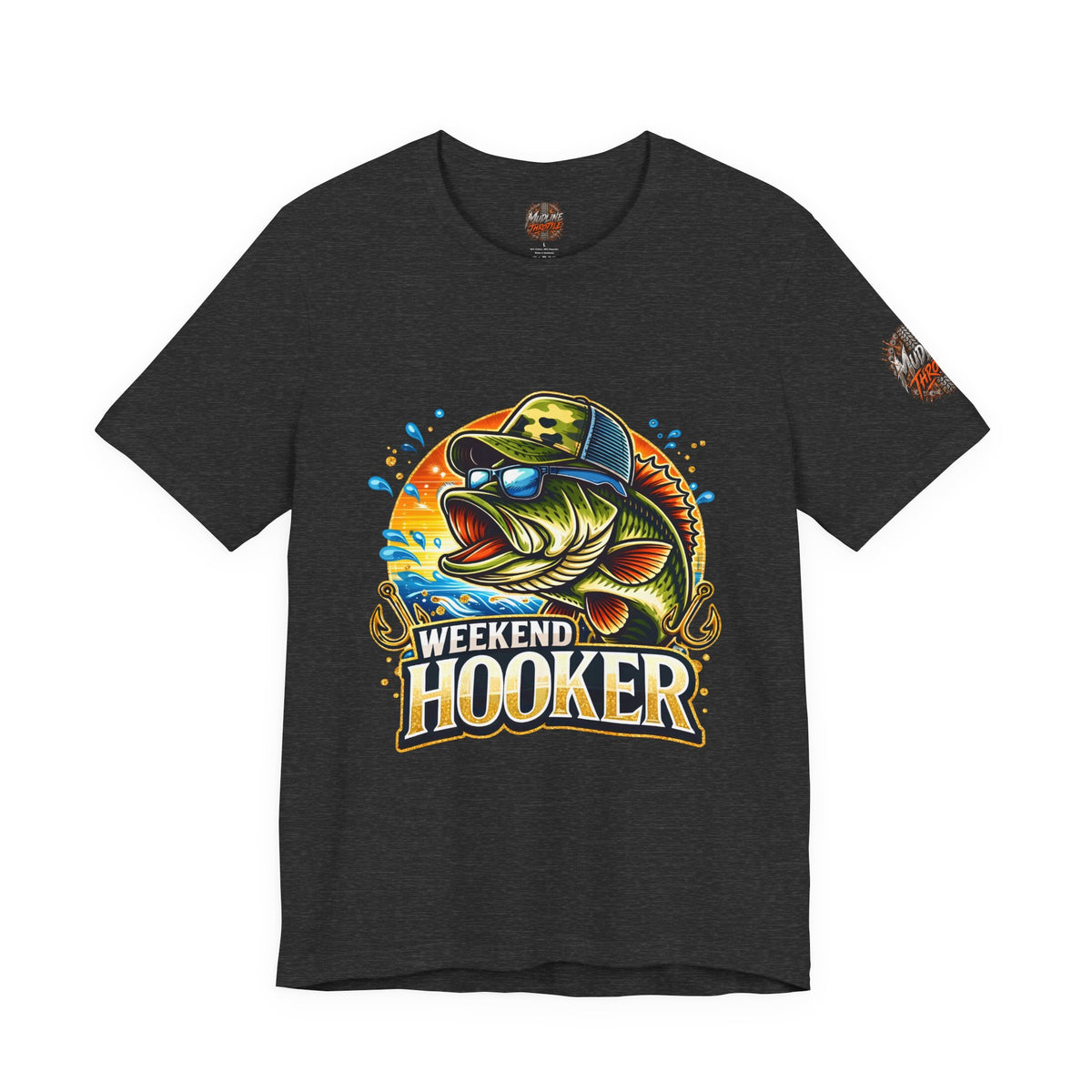 Weekend Hooker Fishing Tee — Bass Graphic Shirt