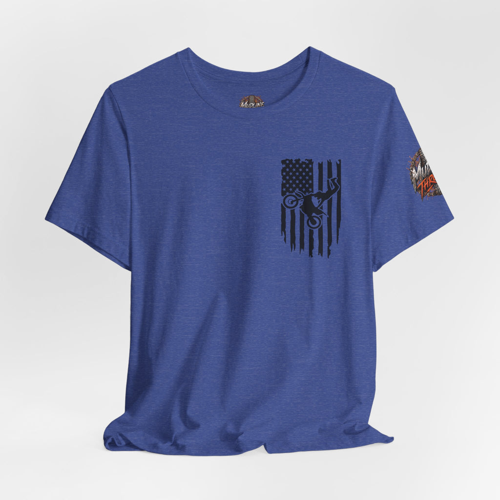 Dirt Bike Tee — "Mud in Your Blood, Dirt on Your Soul" Motocross T‑Shirt