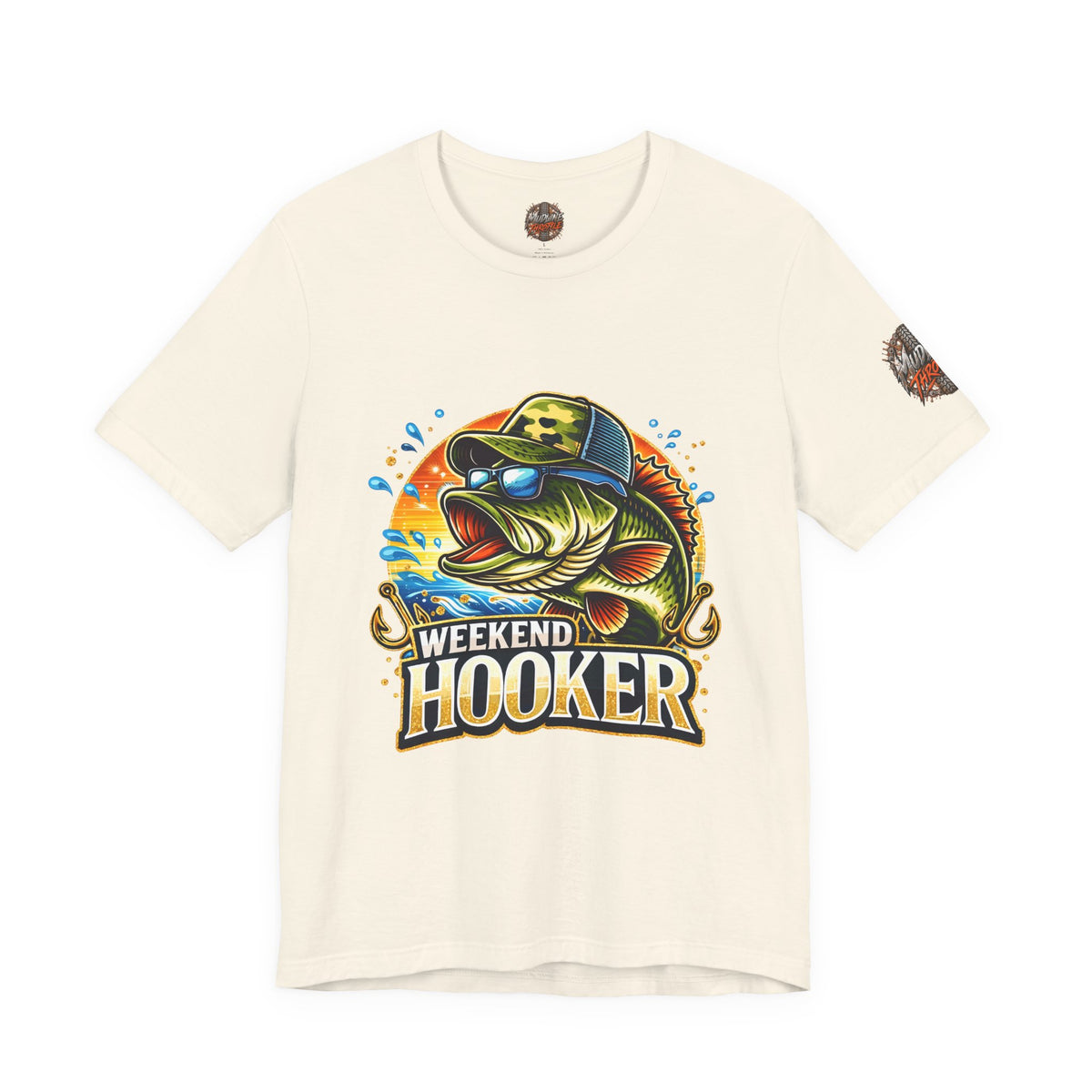 Weekend Hooker Fishing Tee — Bass Graphic Shirt
