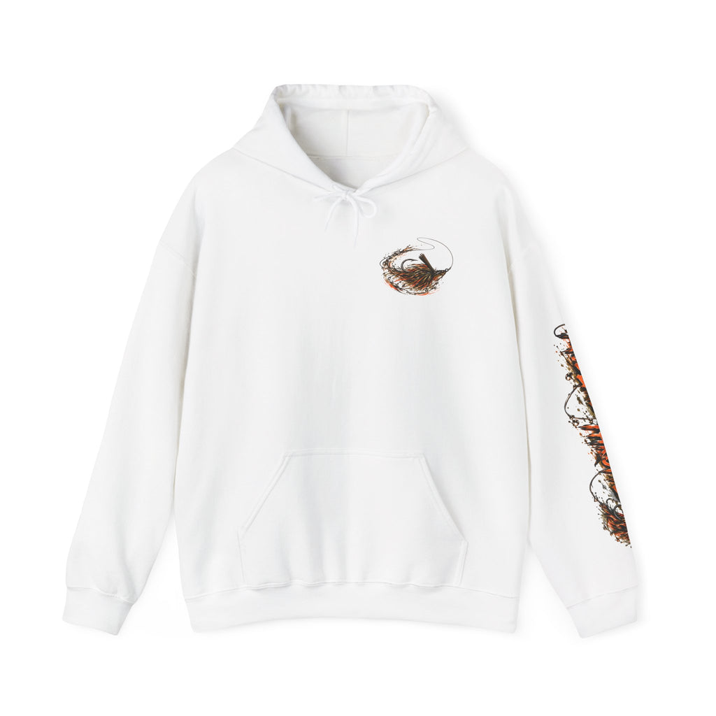 Fishing Hoodie – Largemouth Bass Sunset Graphic Hooded Sweatshirt