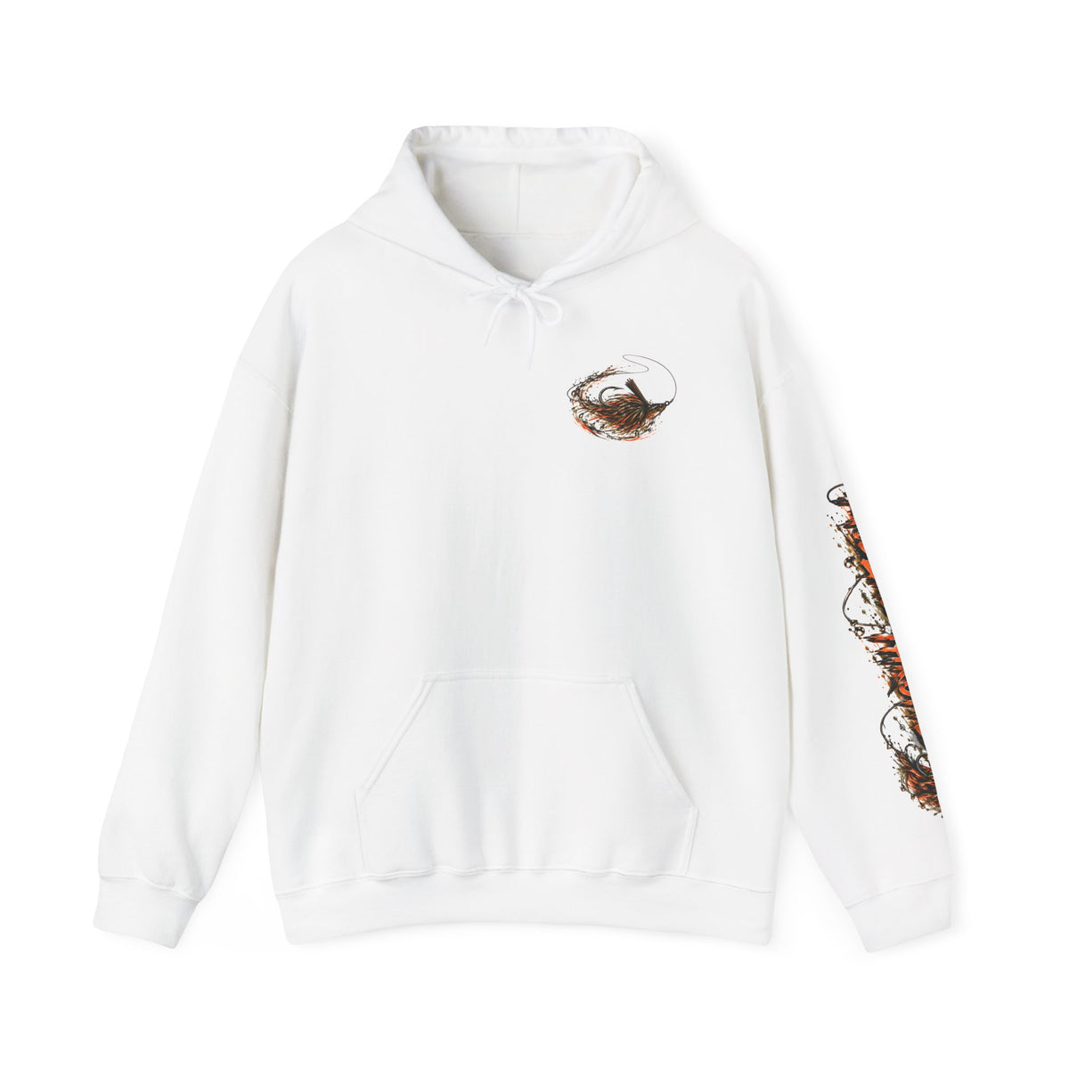 Fishing Hoodie – Largemouth Bass Sunset Graphic Hooded Sweatshirt
