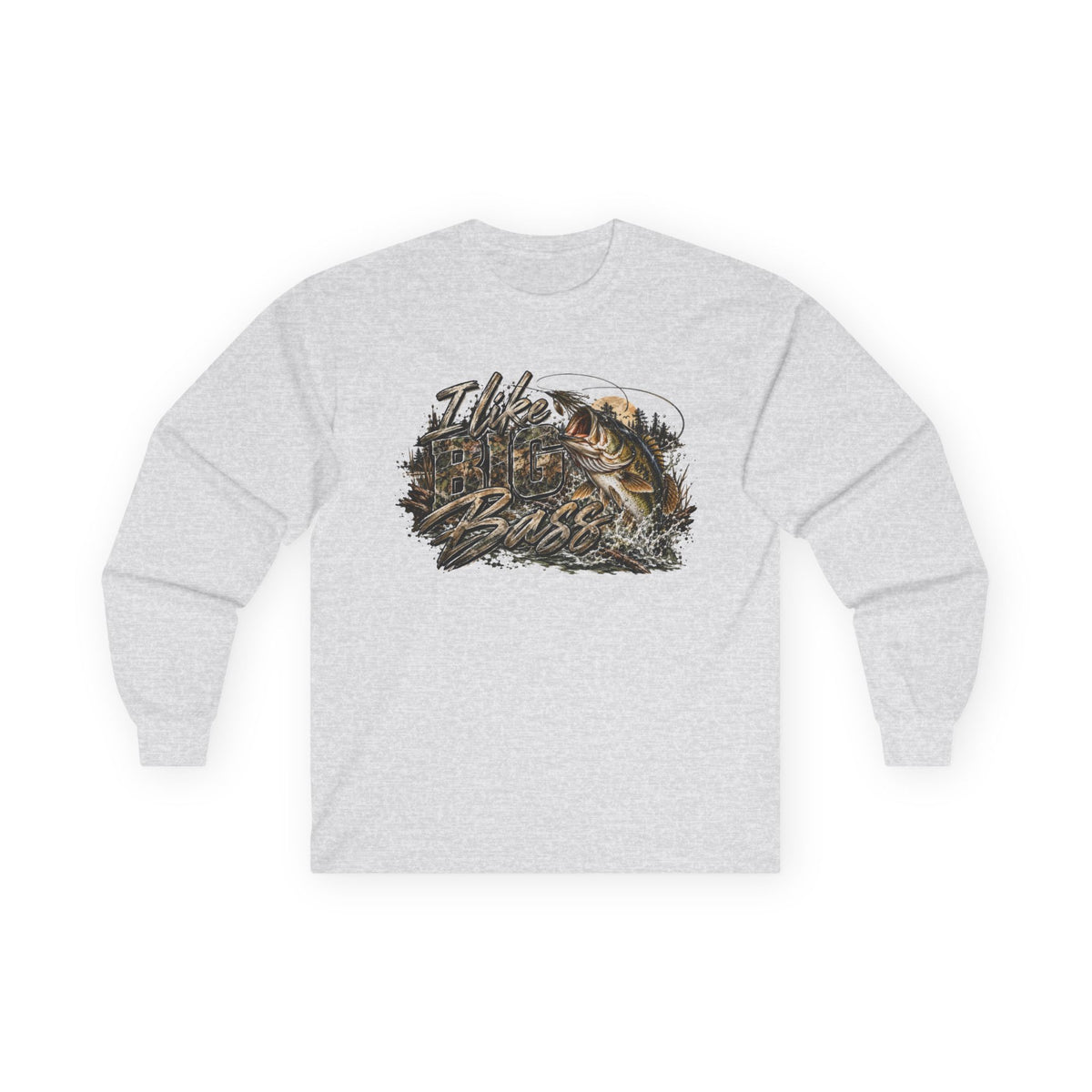 Mudline Throttle Bass Fishing Long Sleeve Tee
