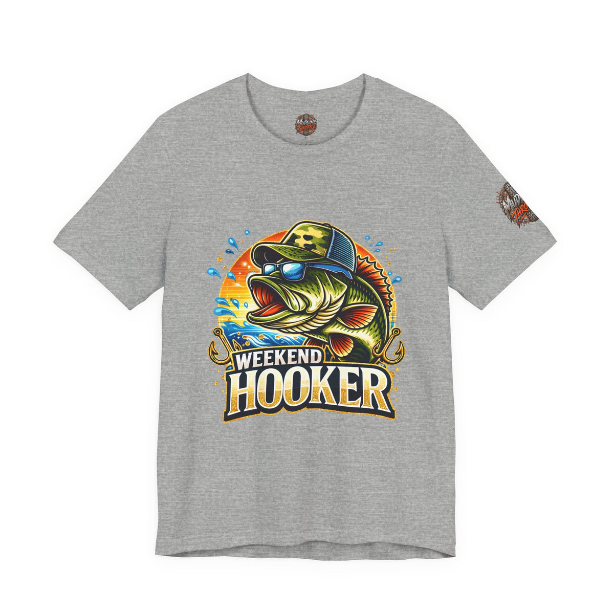Weekend Hooker Fishing Tee — Bass Graphic Shirt