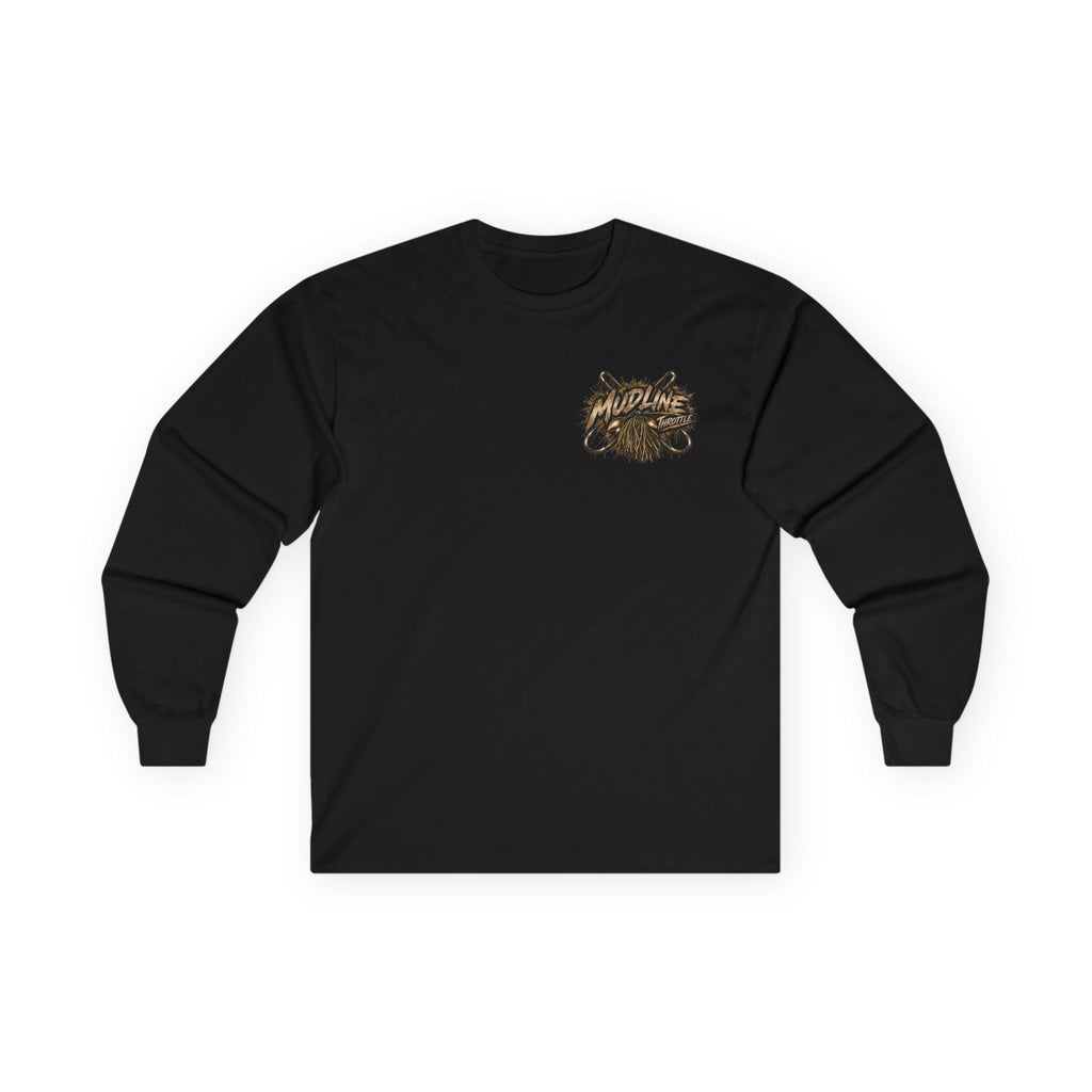 I Like Big Bass Long Sleeve Tee — Fishing Graphic Shirt