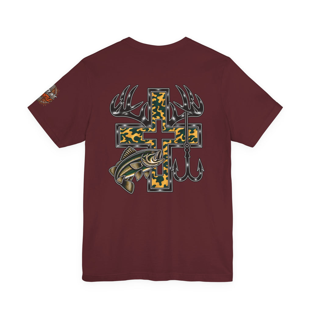 Christian Hunting Cross Graphic T-Shirt