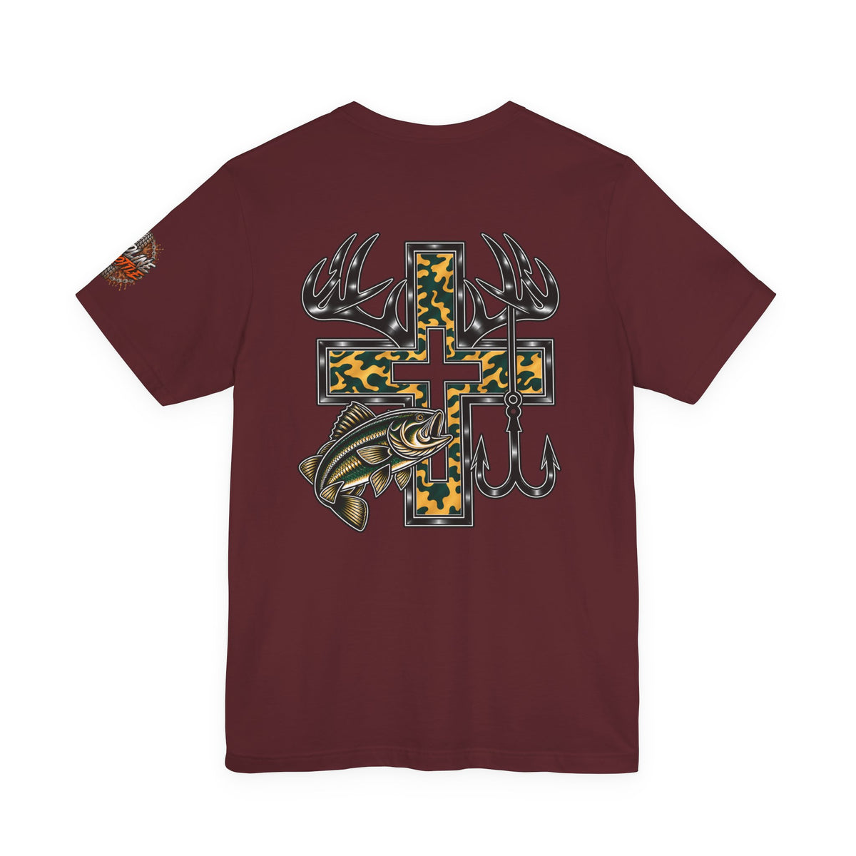 Christian Hunting Cross Graphic T-Shirt