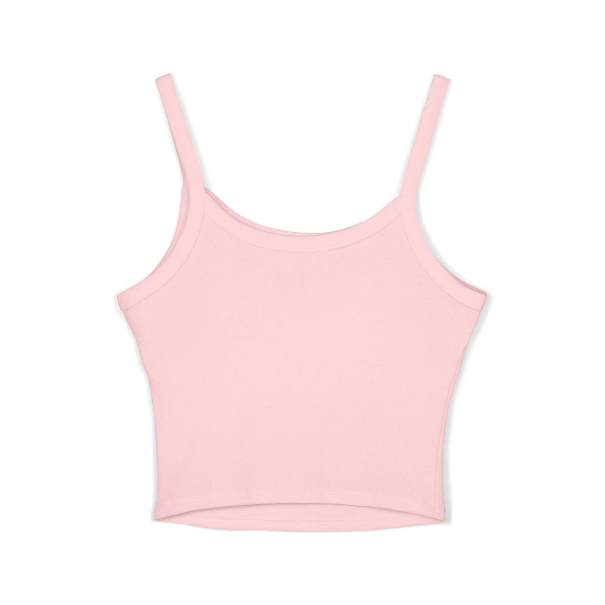 Spaghetti Tank - 'Midline Throttle' Bold Graphic Crop Top