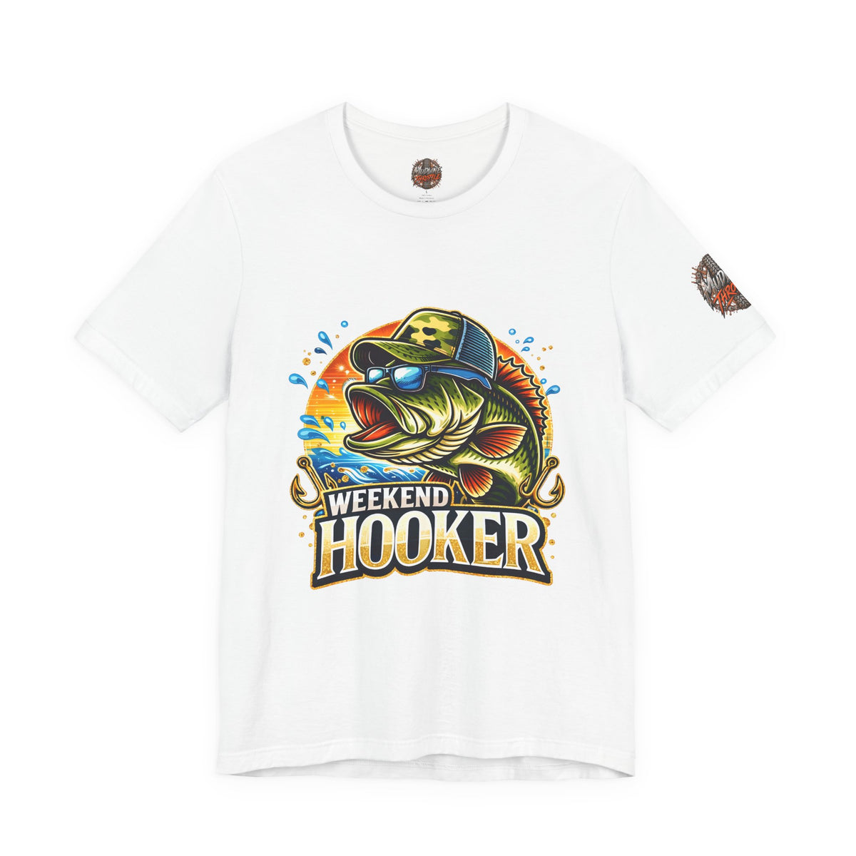 Weekend Hooker Fishing Tee — Bass Graphic Shirt