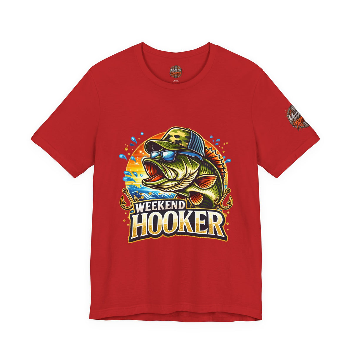Weekend Hooker Fishing Tee — Bass Graphic Shirt