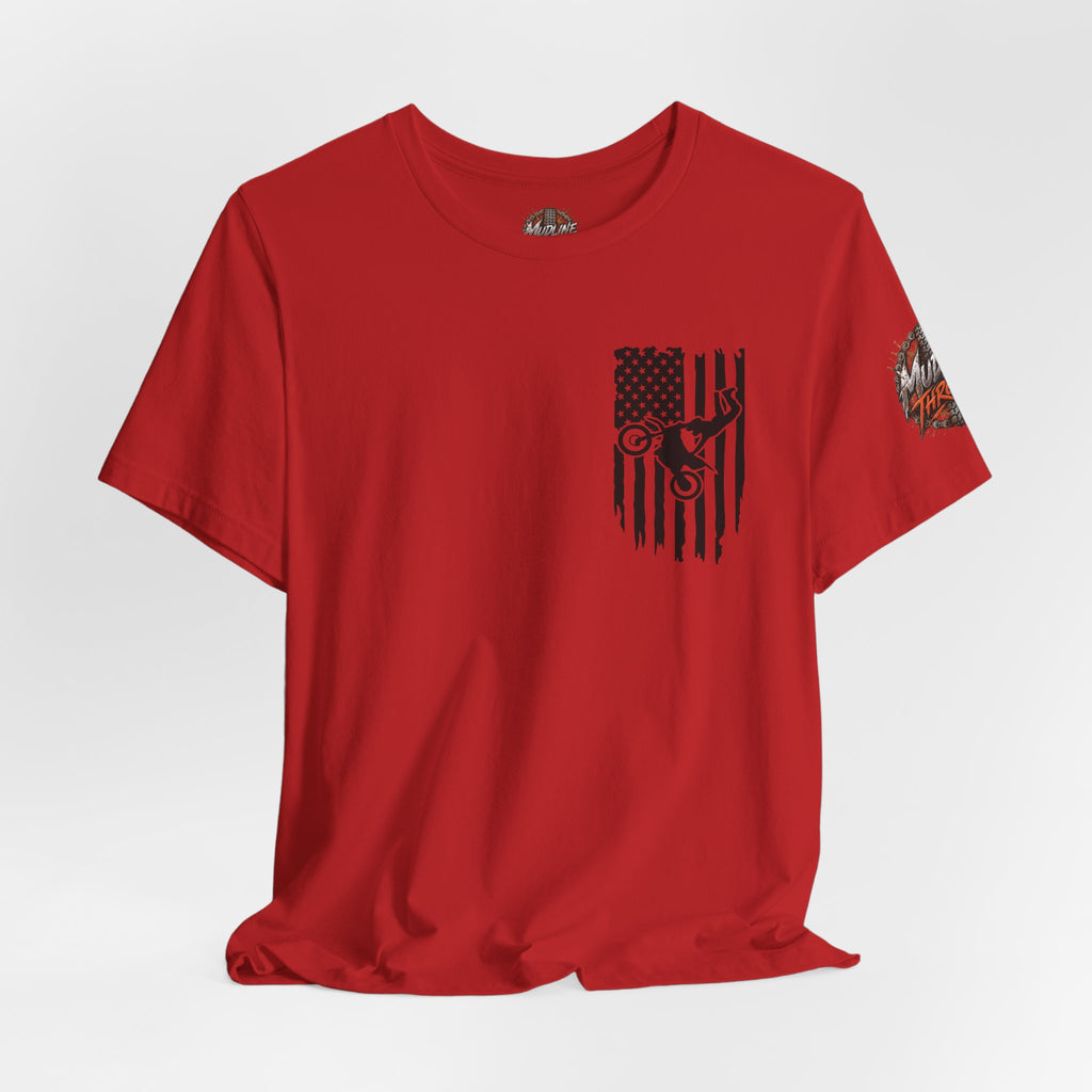 Dirt Bike Tee — "Mud in Your Blood, Dirt on Your Soul" Motocross T‑Shirt