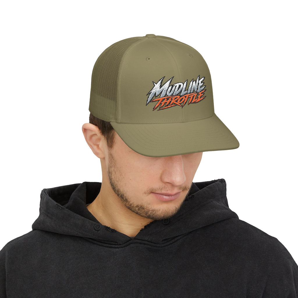 Trucker Cap — Mudline Throttle Retro Racing Snapback
