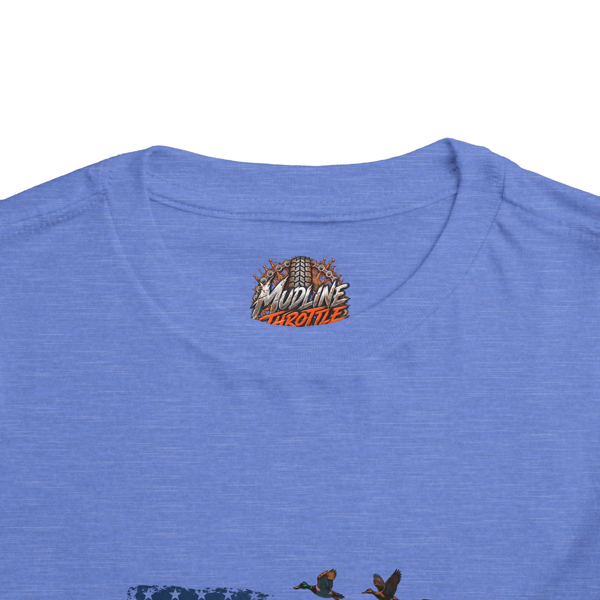 Toddler Tee — Patriotic Hunting Dog American Flag Graphic