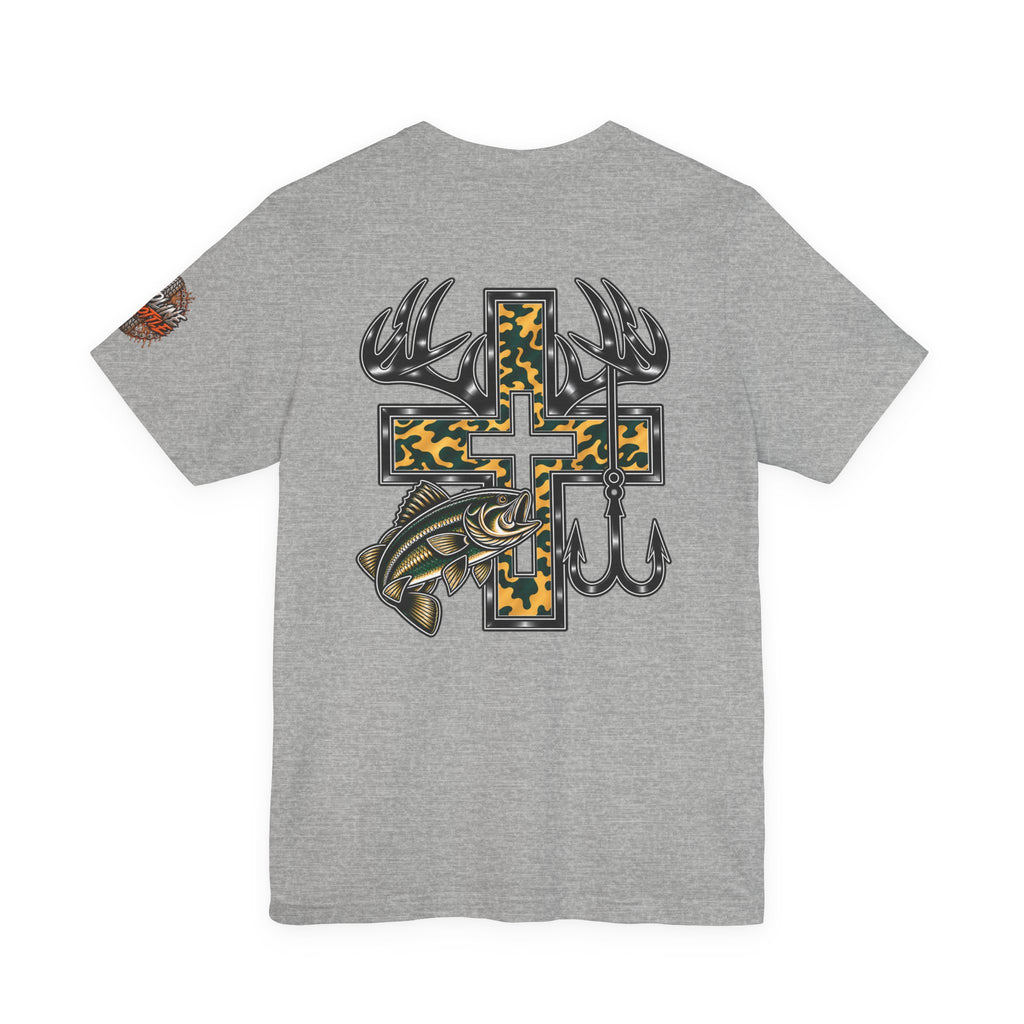 Christian Hunting Cross Graphic T-Shirt