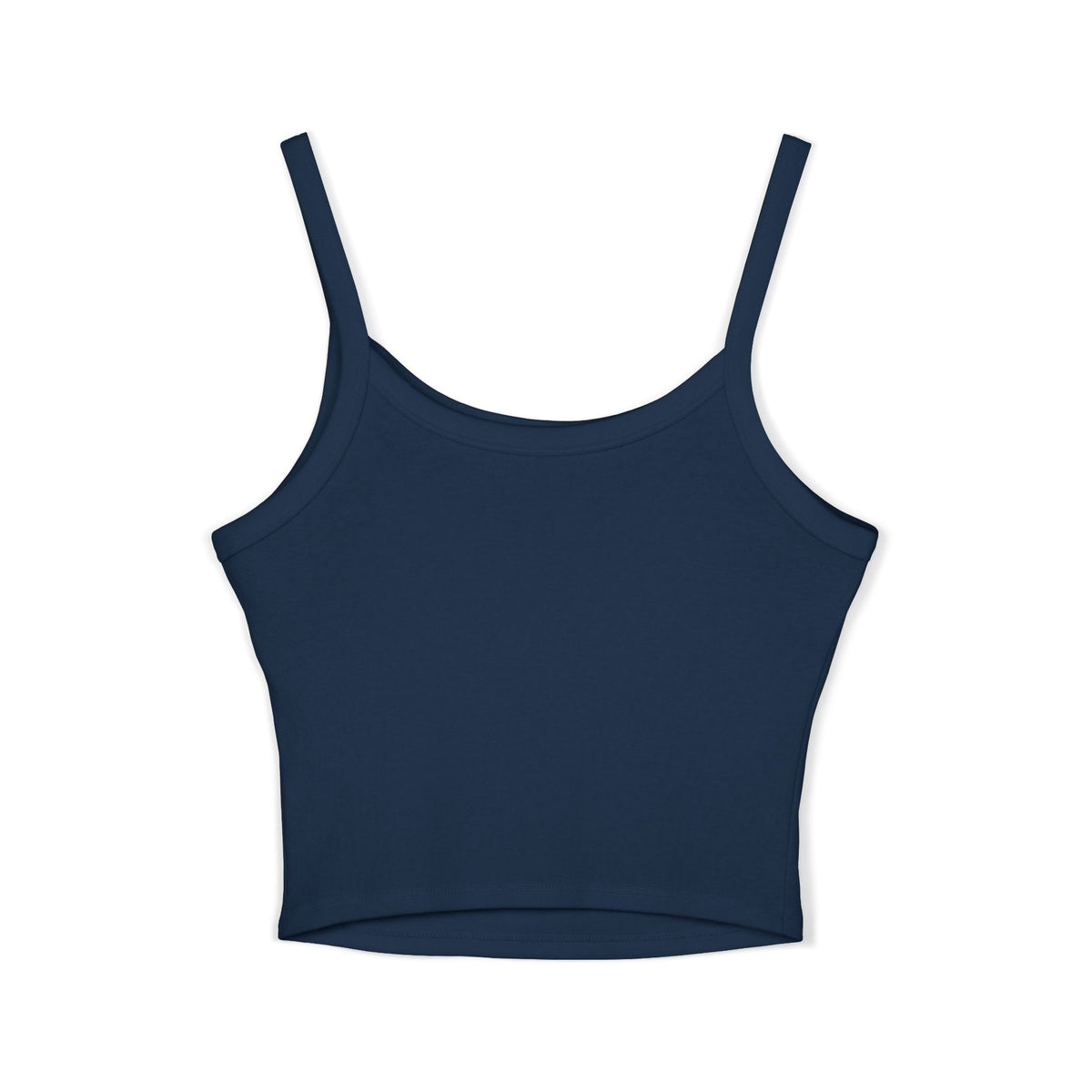 Spaghetti Tank - 'Midline Throttle' Bold Graphic Crop Top