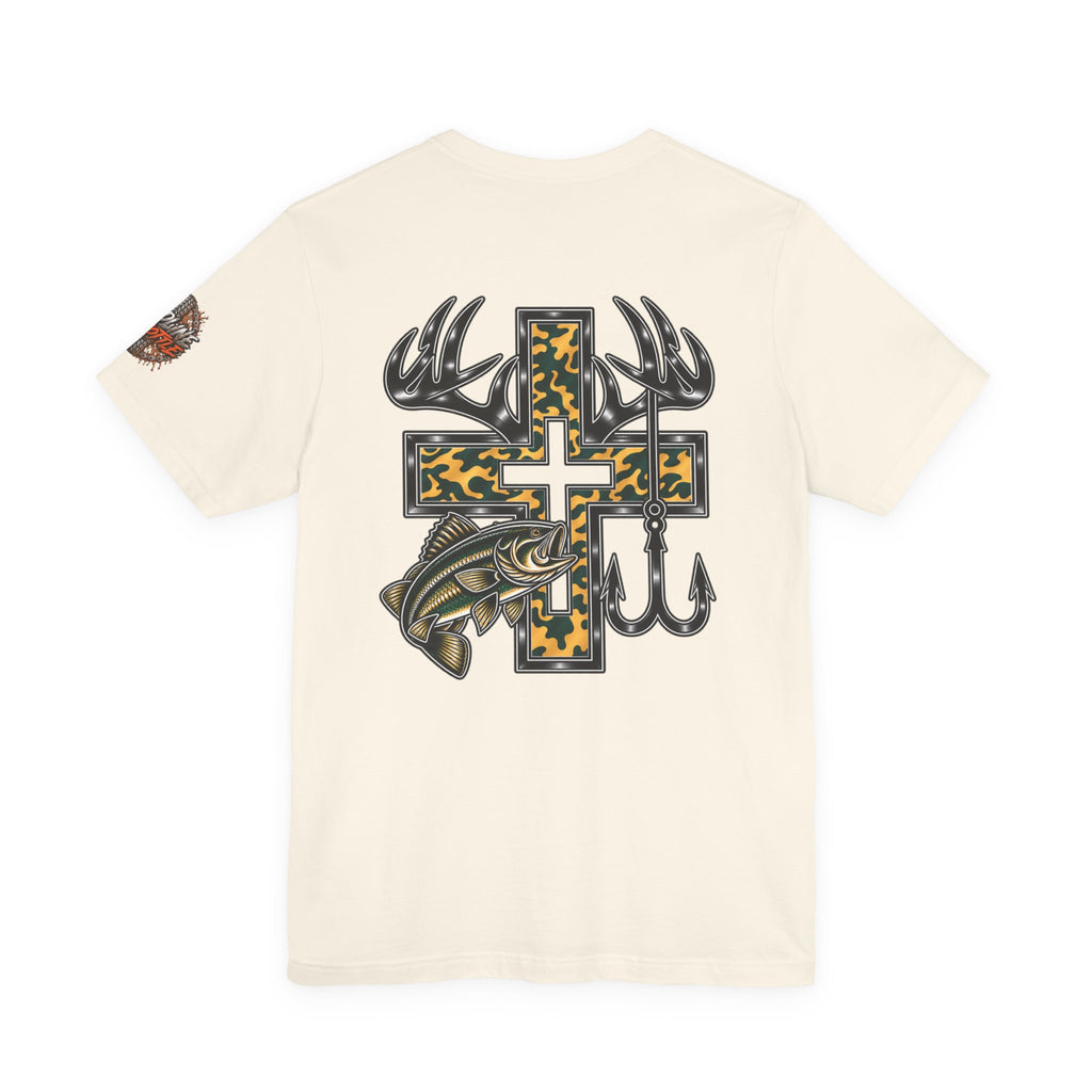 Christian Hunting Cross Graphic T-Shirt