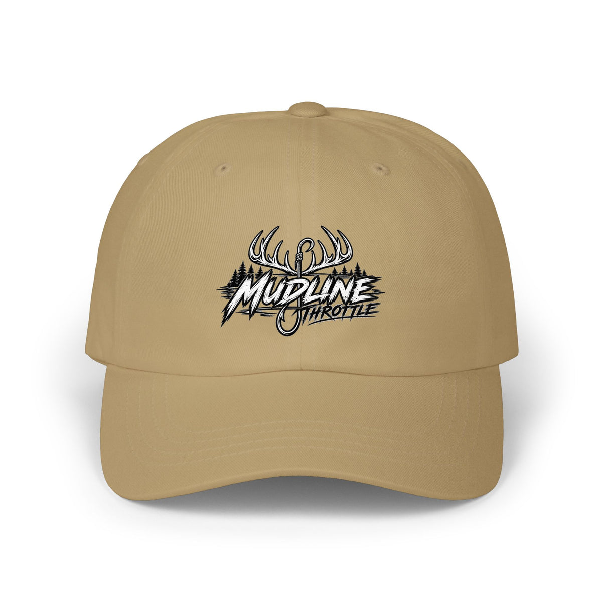 Dad Cap - 'Mudline' Antler Logo Hat