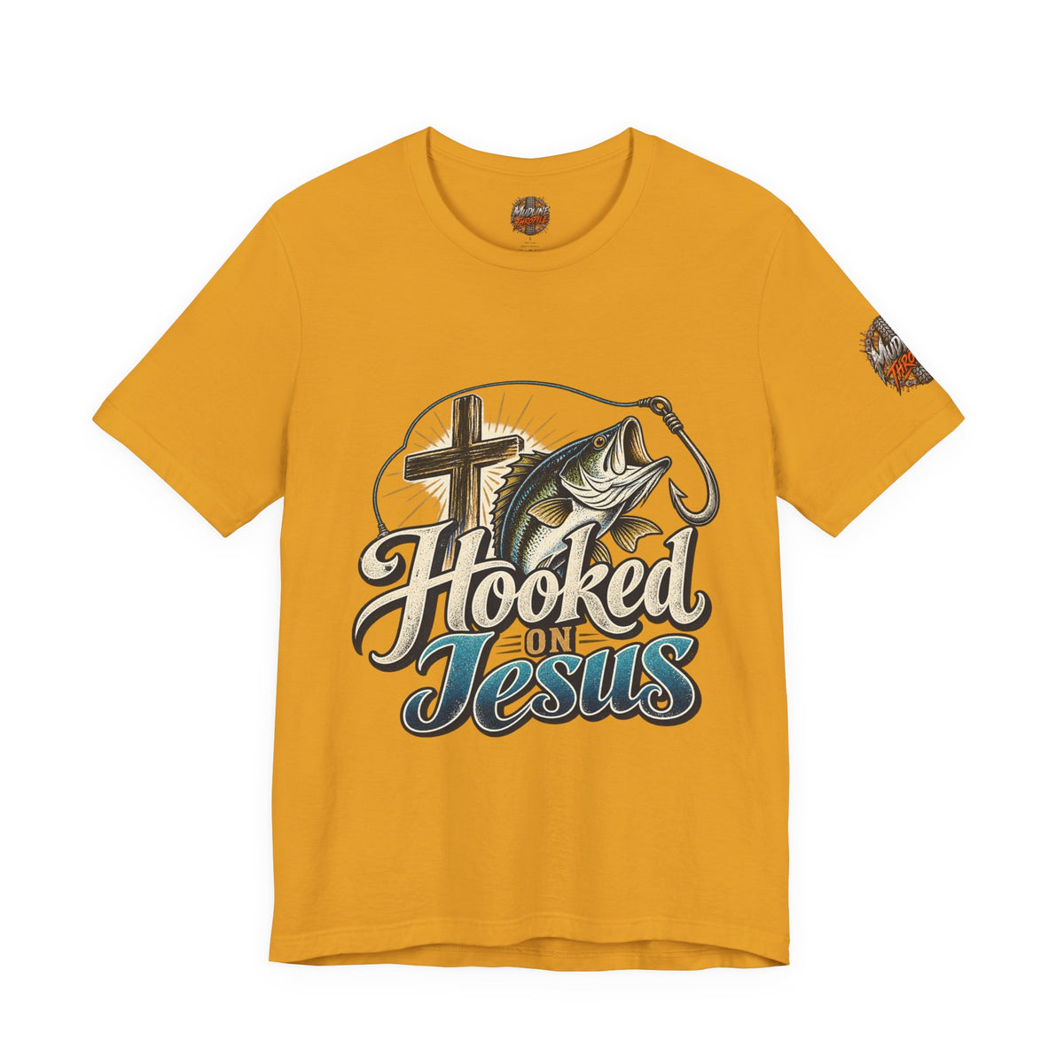 Hooked on Jesus Christian Fishing T-Shirt