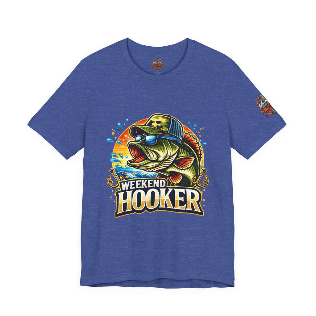Weekend Hooker Fishing Tee — Bass Graphic Shirt
