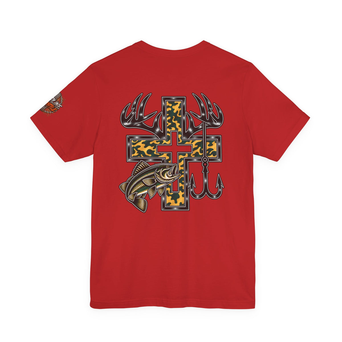 Christian Hunting Cross Graphic T-Shirt