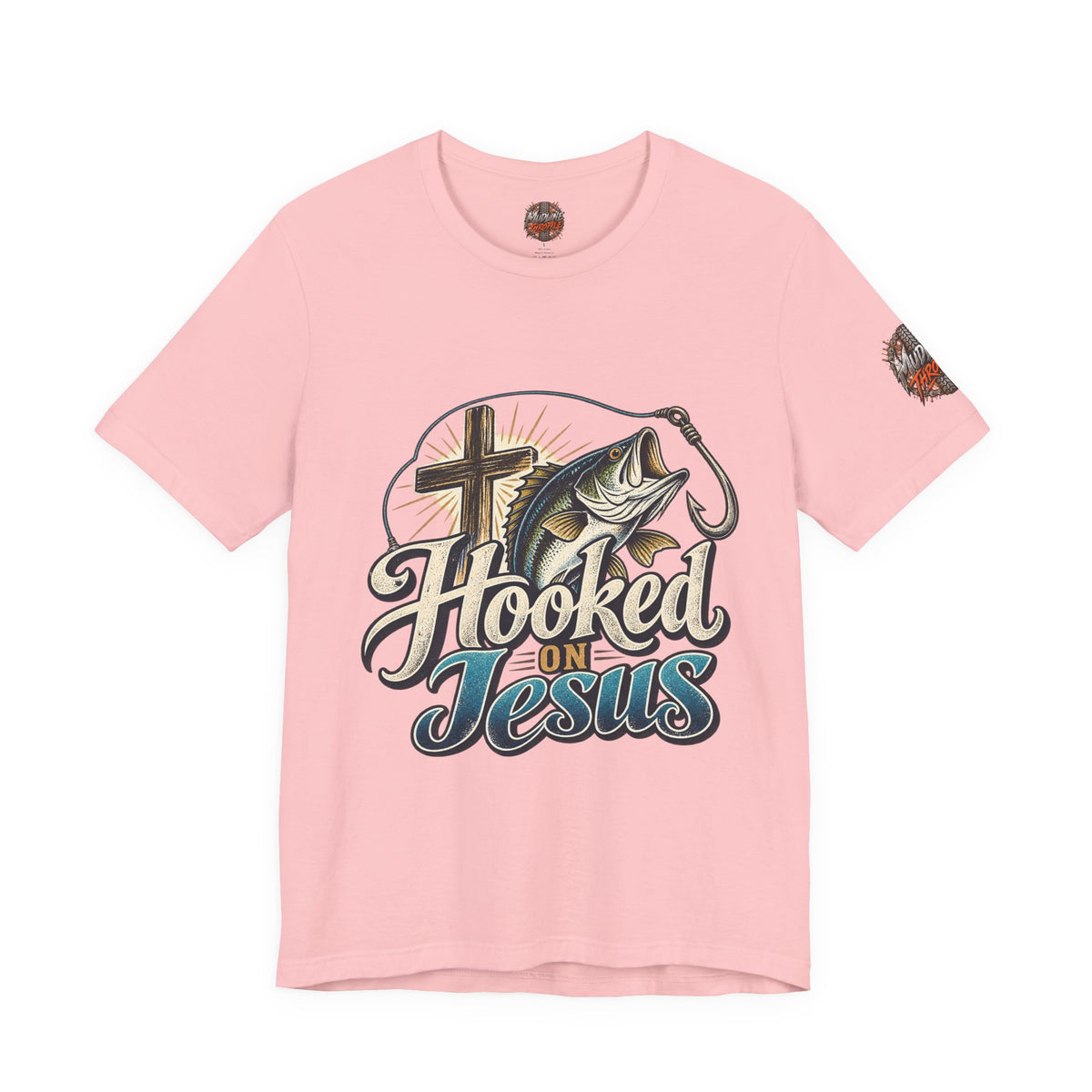 Hooked on Jesus Christian Fishing T-Shirt