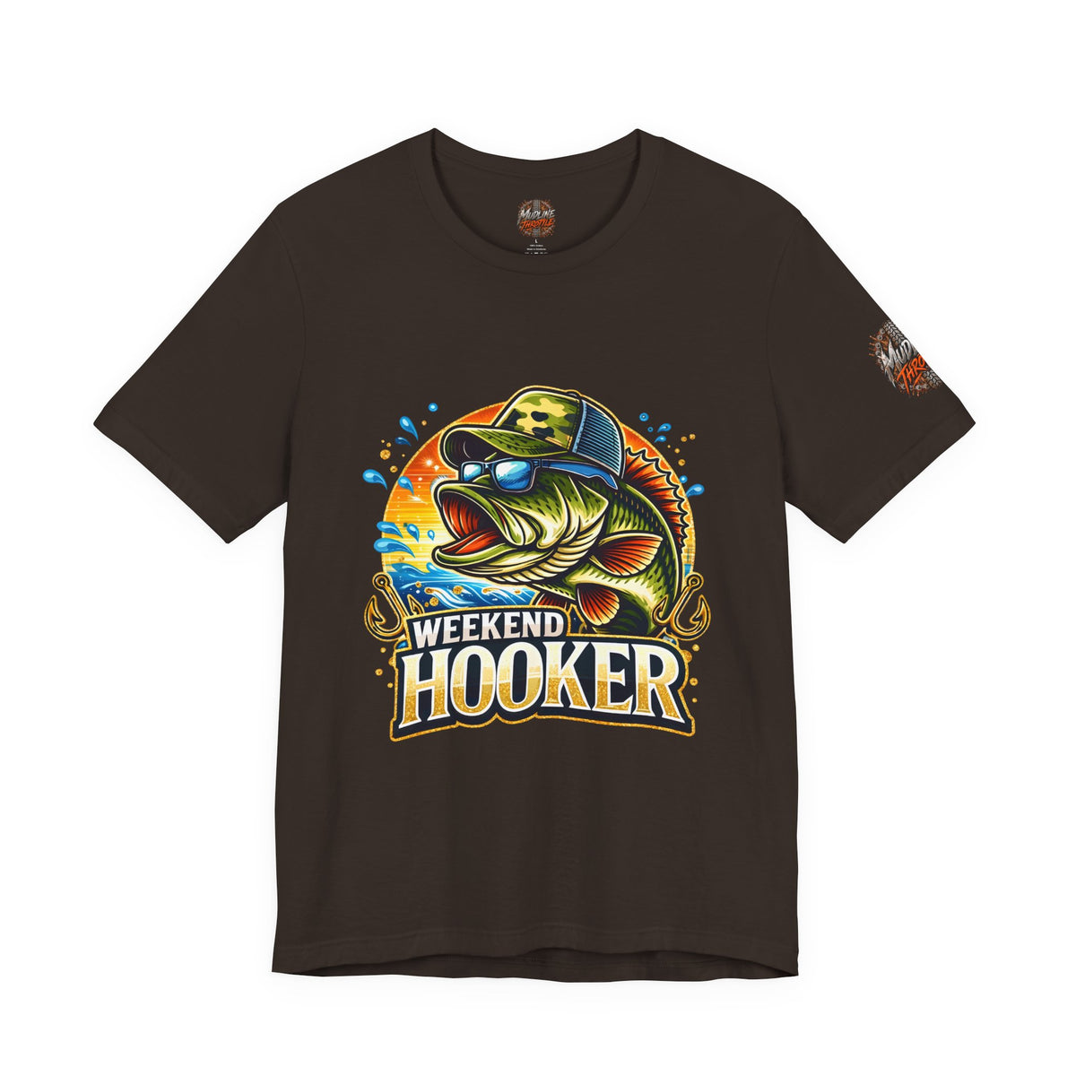 Weekend Hooker Fishing Tee — Bass Graphic Shirt