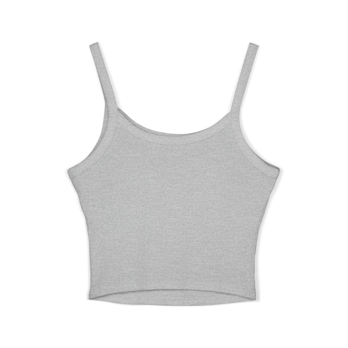 Spaghetti Tank - 'Midline Throttle' Bold Graphic Crop Top