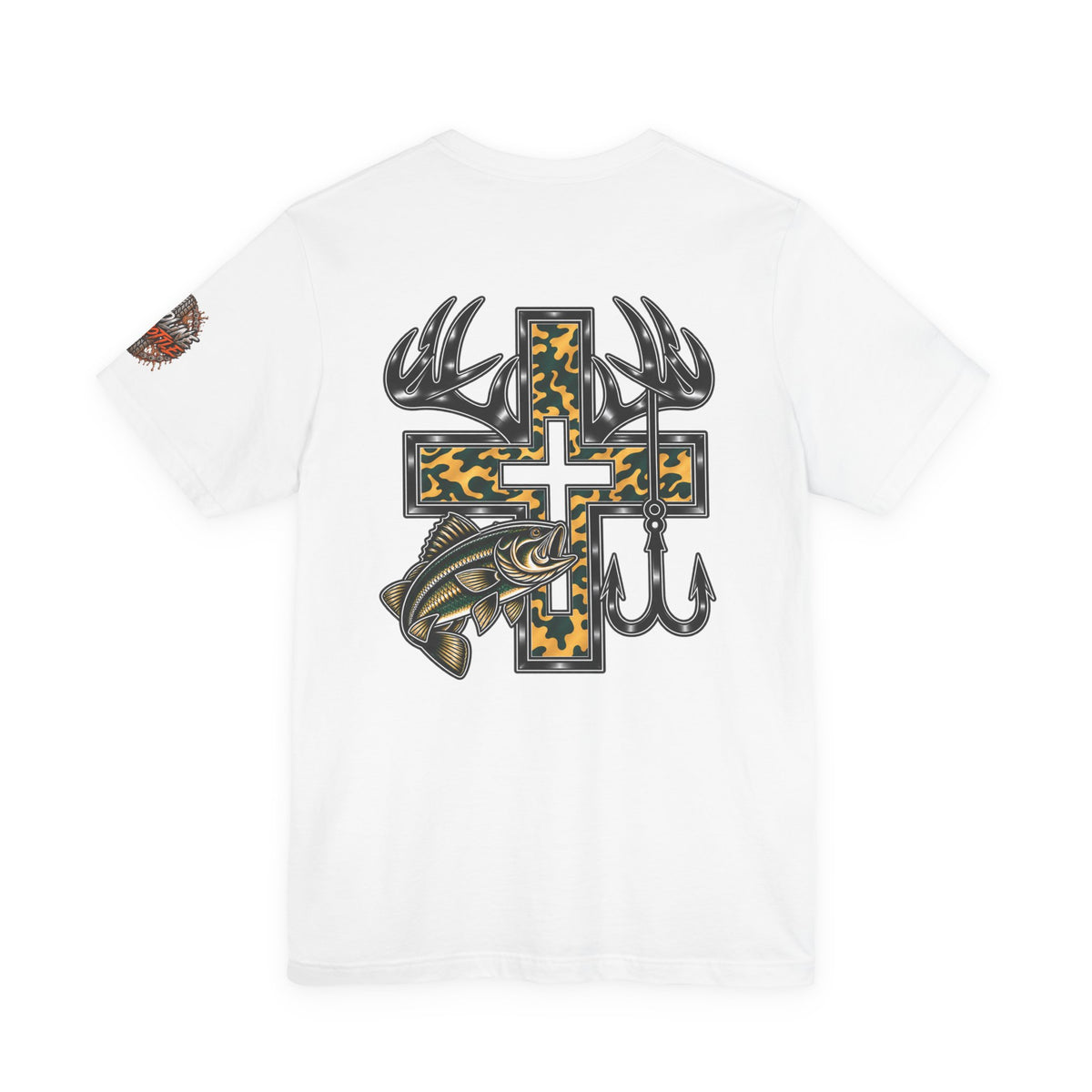 Christian Hunting Cross Graphic T-Shirt