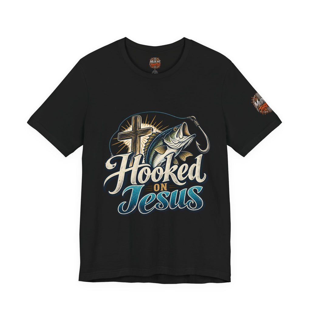 Hooked on Jesus Christian Fishing T-Shirt