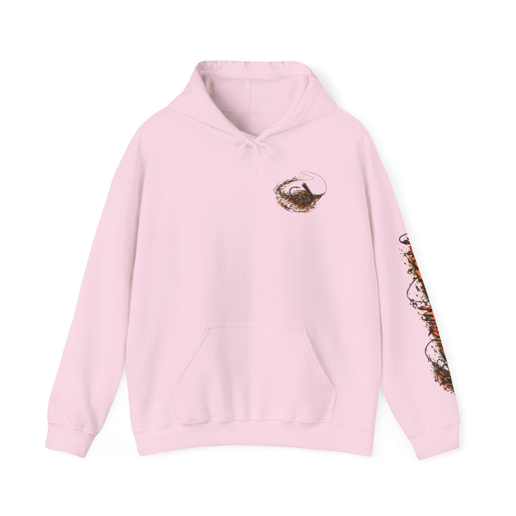 Fishing Hoodie – Largemouth Bass Sunset Graphic Hooded Sweatshirt