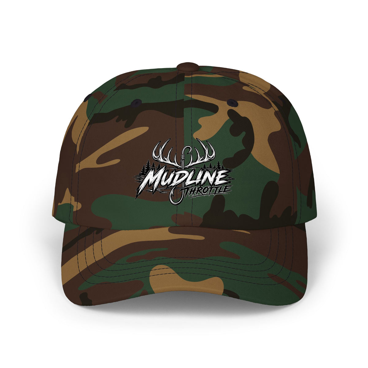 Dad Cap - 'Mudline' Antler Logo Hat
