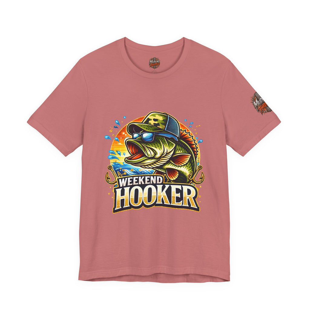 Weekend Hooker Fishing Tee — Bass Graphic Shirt