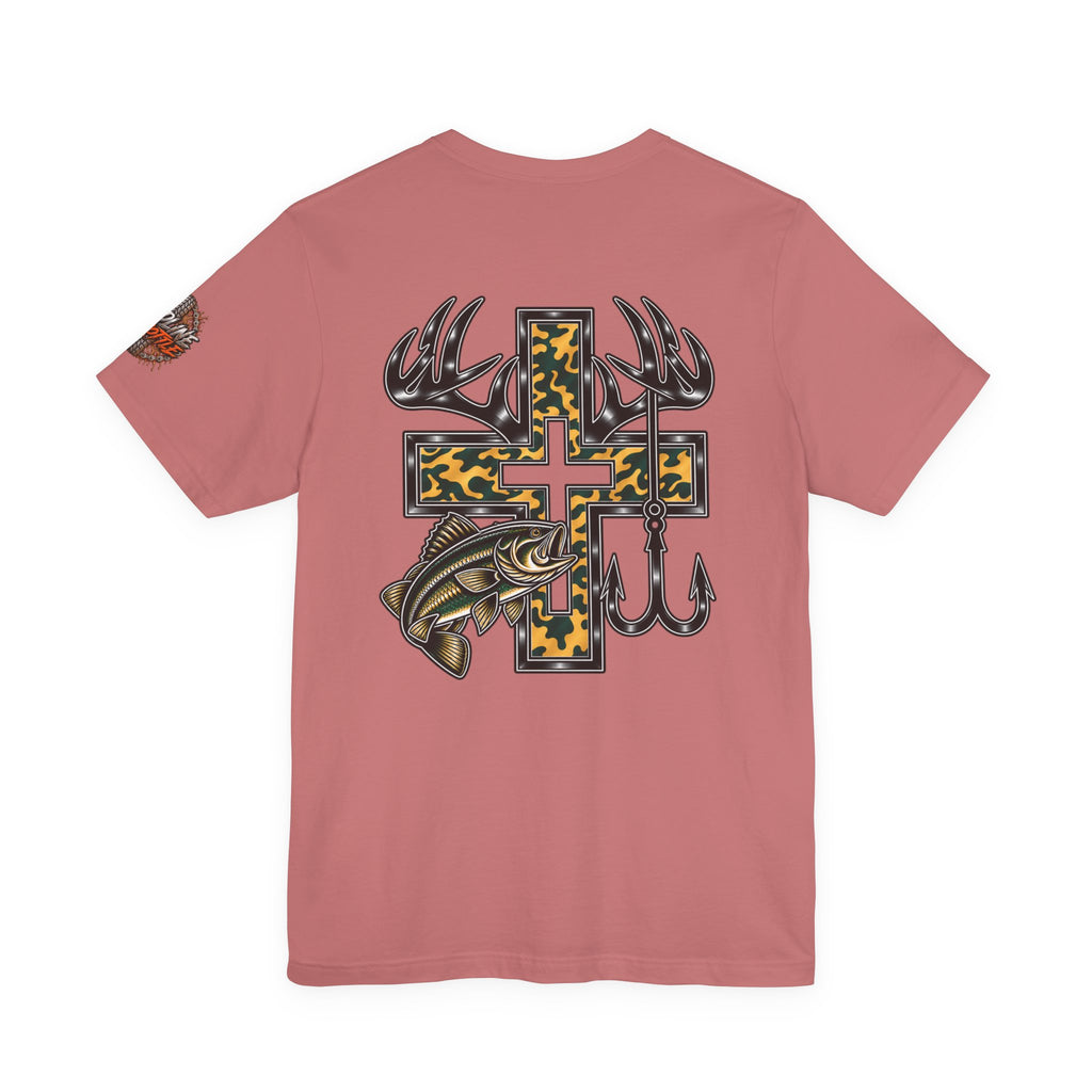 Christian Hunting Cross Graphic T-Shirt