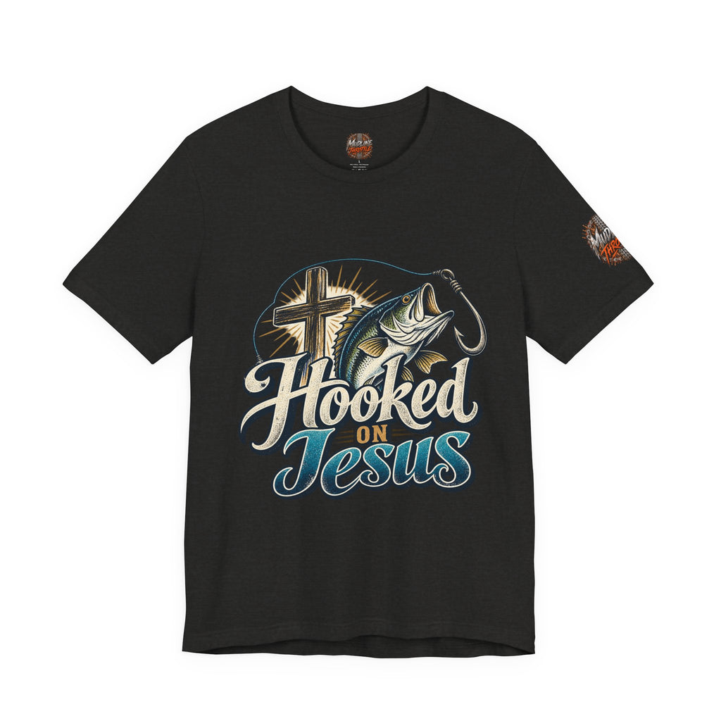 Hooked on Jesus Christian Fishing T-Shirt