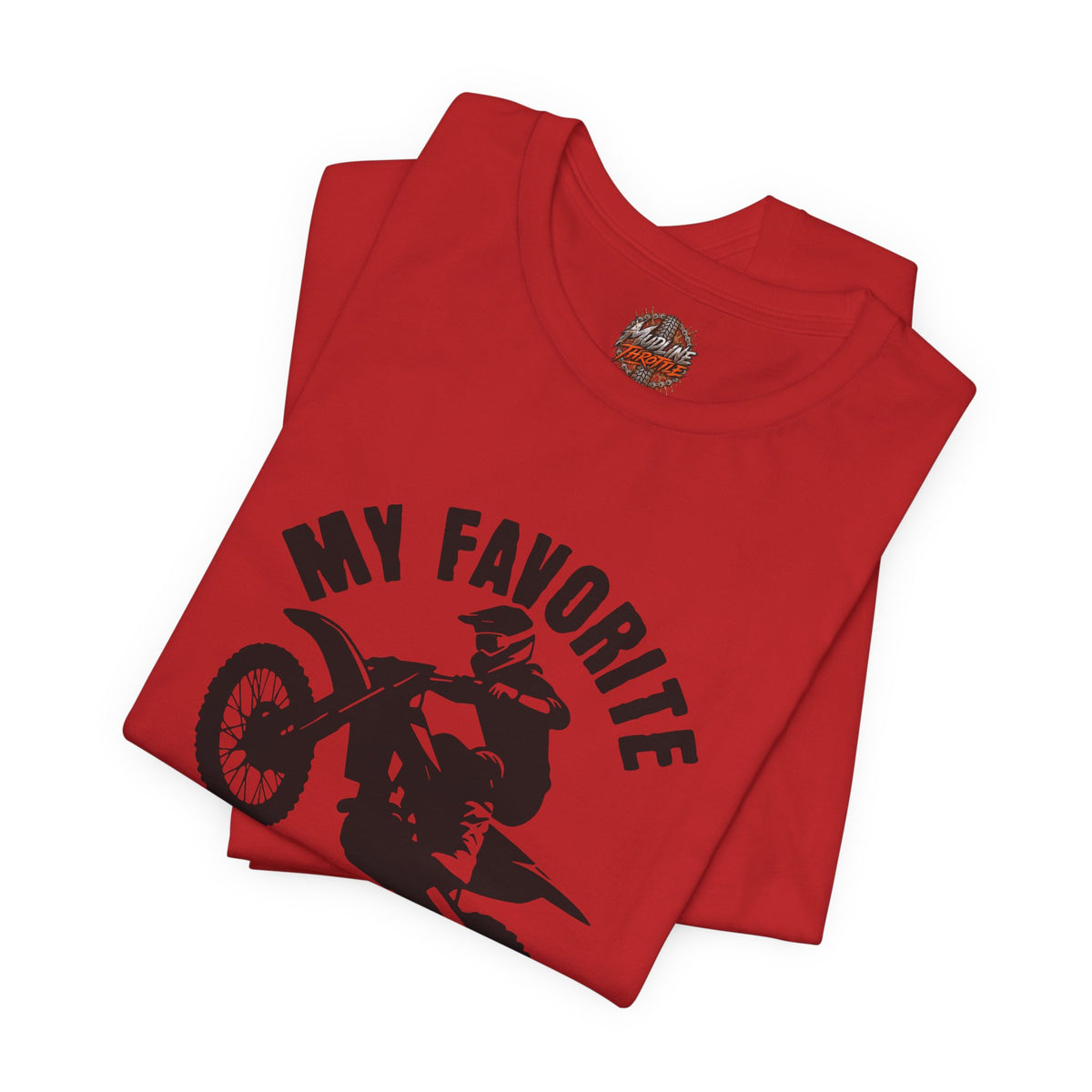 Mud Biker Tee — "My Favorite Color Is Mud" Dirt Bike T‑Shirt