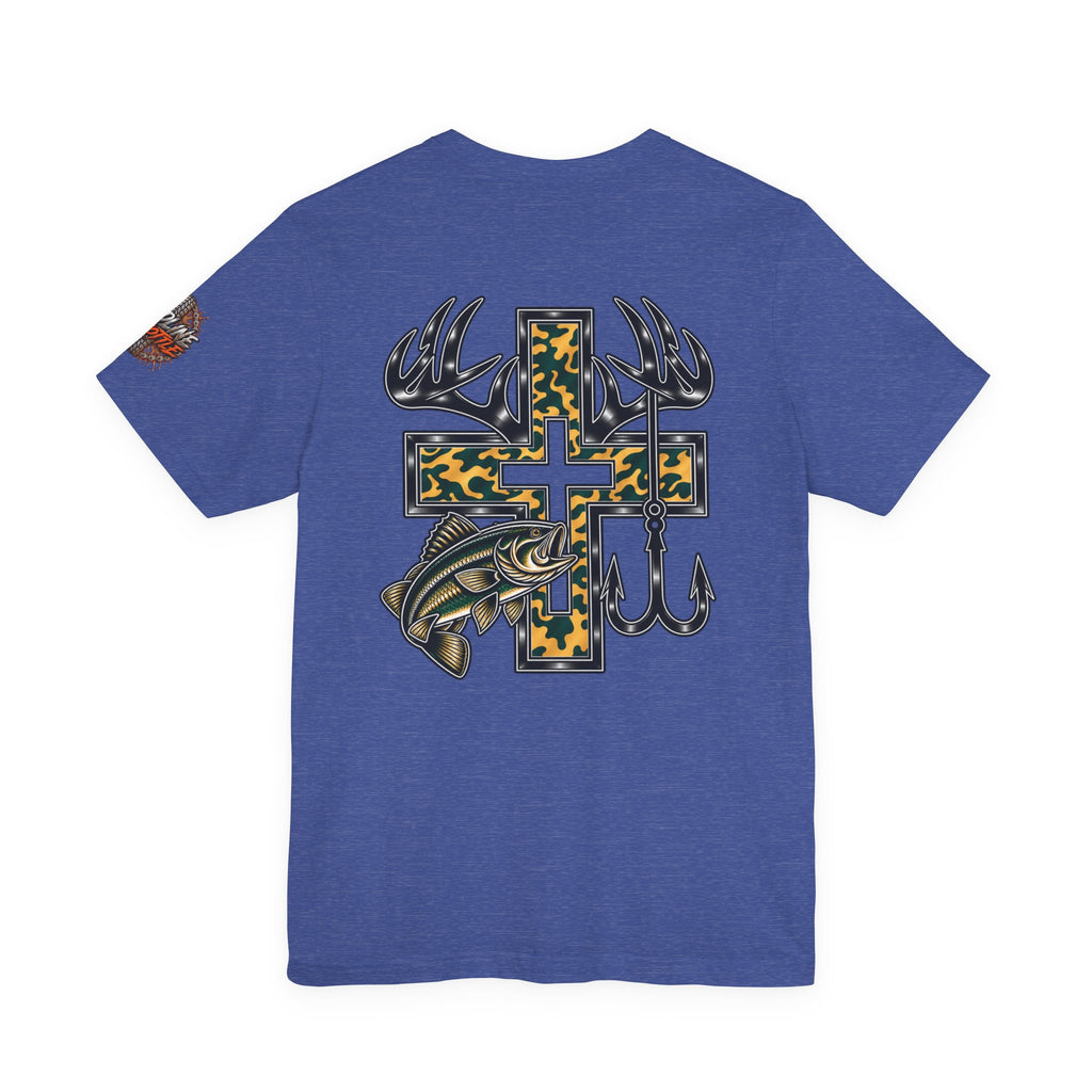 Christian Hunting Cross Graphic T-Shirt