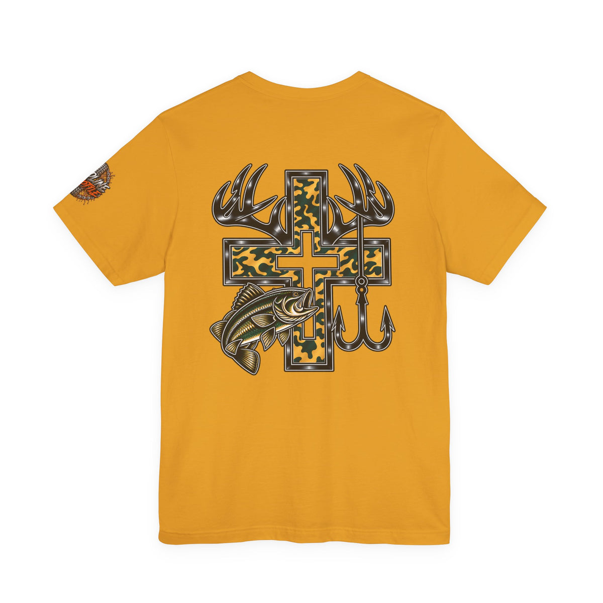 Christian Hunting Cross Graphic T-Shirt