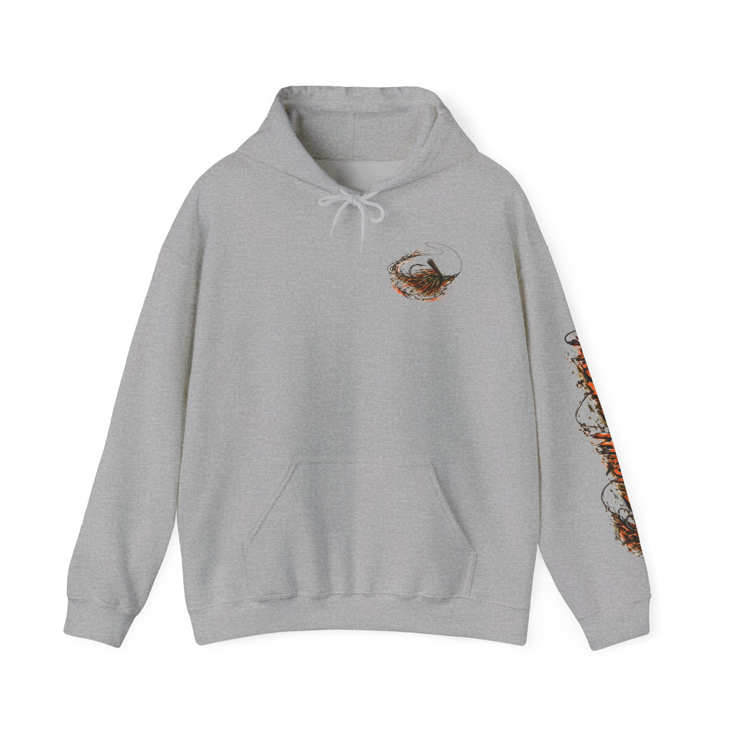 Fishing Hoodie – Largemouth Bass Sunset Graphic Hooded Sweatshirt