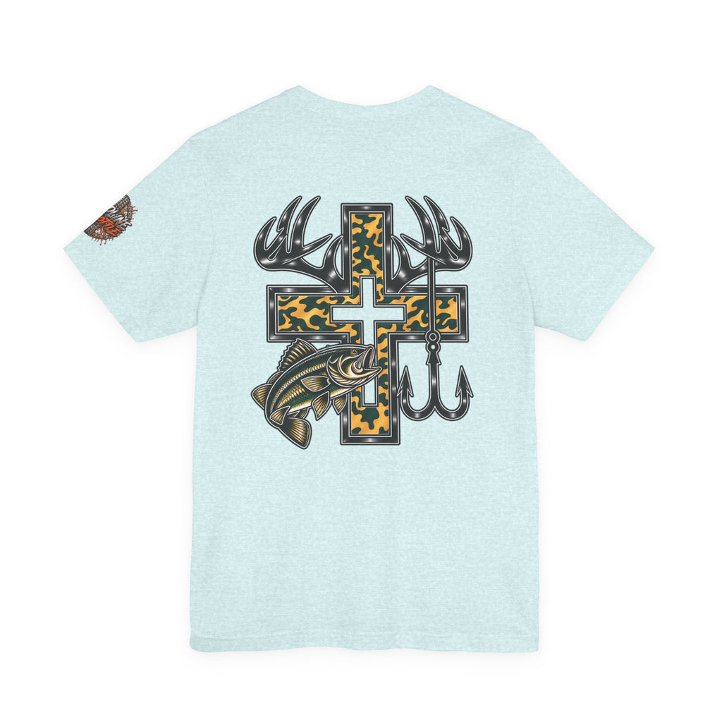 Christian Hunting Cross Graphic T-Shirt